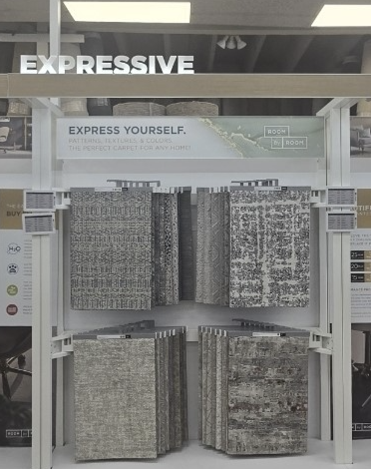 Animated carpet exploded view